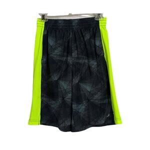 Exertek Boys Athletic Shorts Size Large Black Drawstring Basketball Activewear